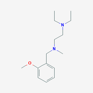 molecular formula C15H26N2O B5807095 N,N-diethyl-N'-(2-methoxybenzyl)-N'-methyl-1,2-ethanediamine 