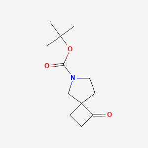 molecular formula C12H19NO3 B580712 Tert-butyl 1-oxo-6-azaspiro[3.4]octane-6-carboxylate CAS No. 1251010-17-9