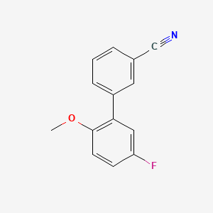 3-(5-Fluoro-2-methoxyphenyl)benzonitrile