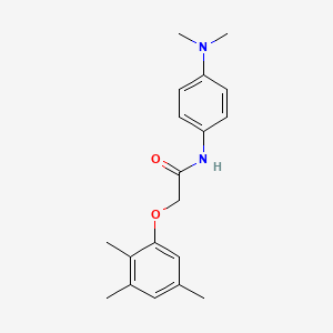molecular formula C19H24N2O2 B5807137 N-[4-(dimethylamino)phenyl]-2-(2,3,5-trimethylphenoxy)acetamide 