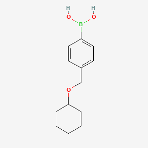 molecular formula C13H19BO3 B580714 4-(Cyclohexyloxy)methylphenylboronic acid CAS No. 1221823-93-3
