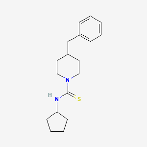 4-benzyl-N-cyclopentyl-1-piperidinecarbothioamide