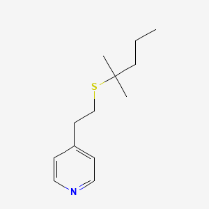 molecular formula C13H21NS B5807437 4-{2-[(1,1-dimethylbutyl)thio]ethyl}pyridine 