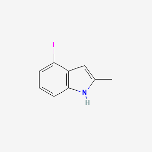 molecular formula C9H8IN B580745 4-Iodo-2-methyl-1H-indole CAS No. 1260386-20-6