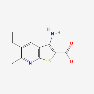 methyl 3-amino-5-ethyl-6-methylthieno[2,3-b]pyridine-2-carboxylate