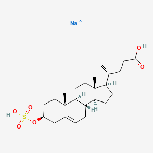 molecular formula C24H38NaO6S B580749 3beta-Hydroxychol-5-en-24-oic Acid Sulfate Disodium Salt CAS No. 103404-56-4