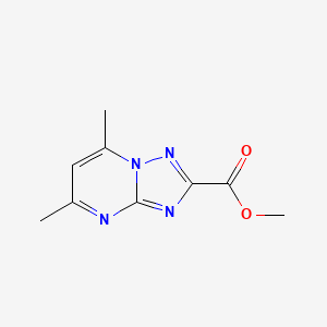 molecular formula C9H10N4O2 B5807499 methyl 5,7-dimethyl[1,2,4]triazolo[1,5-a]pyrimidine-2-carboxylate 