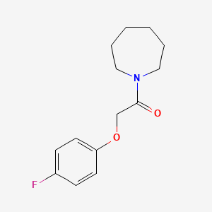 molecular formula C14H18FNO2 B5807530 1-[(4-fluorophenoxy)acetyl]azepane 