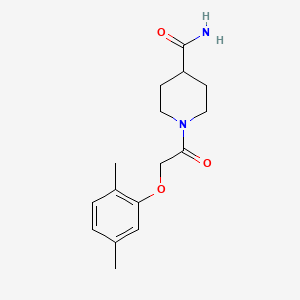 1-[(2,5-dimethylphenoxy)acetyl]-4-piperidinecarboxamide