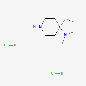 molecular formula C9H20Cl2N2 B580756 1-甲基-1,8-二氮杂螺[4.5]癸烷二盐酸盐 CAS No. 1432679-85-0