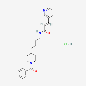 molecular formula C24H30ClN3O2 B580764 FK 866 hydrochloride CAS No. 1785666-54-7