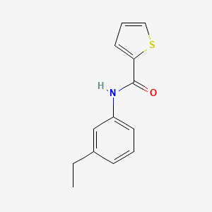 molecular formula C13H13NOS B5807640 N-(3-ethylphenyl)-2-thiophenecarboxamide CAS No. 136340-89-1