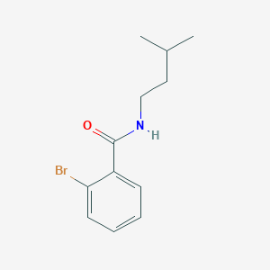 molecular formula C12H16BrNO B5807676 2-bromo-N-(3-methylbutyl)benzamide 