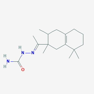 molecular formula C17H29N3O B5807700 1-(2,3,8,8-tetramethyl-1,2,3,4,5,6,7,8-octahydro-2-naphthalenyl)-1-ethanone semicarbazone 
