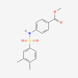 methyl 4-{[(3,4-dimethylphenyl)sulfonyl]amino}benzoate