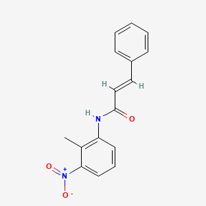 molecular formula C16H14N2O3 B5807765 N-(2-methyl-3-nitrophenyl)-3-phenylacrylamide 
