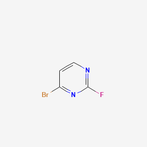 molecular formula C4H2BrFN2 B580778 4-Bromo-2-fluoropyrimidine CAS No. 1209458-22-9