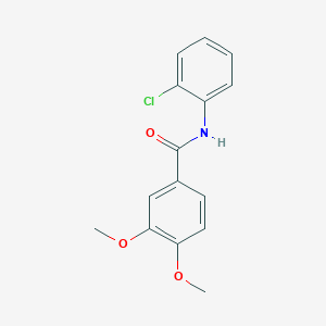 molecular formula C15H14ClNO3 B5807782 N-(2-氯苯基)-3,4-二甲氧基苯甲酰胺 