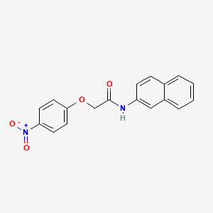 molecular formula C18H14N2O4 B5807794 N-2-naphthyl-2-(4-nitrophenoxy)acetamide 