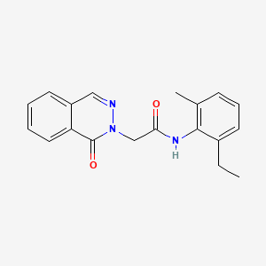 molecular formula C19H19N3O2 B5807938 N-(2-ethyl-6-methylphenyl)-2-(1-oxo-2(1H)-phthalazinyl)acetamide 