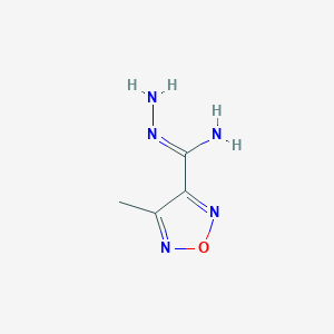 molecular formula C4H7N5O B5807941 4-methyl-1,2,5-oxadiazole-3-carbohydrazonamide CAS No. 890091-59-5