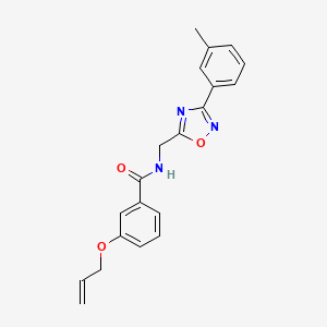 molecular formula C20H19N3O3 B5807953 3-(allyloxy)-N-{[3-(3-methylphenyl)-1,2,4-oxadiazol-5-yl]methyl}benzamide 