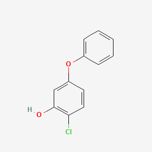 molecular formula C12H9ClO2 B5807993 2-chloro-5-phenoxyphenol 