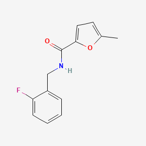 molecular formula C13H12FNO2 B5808126 N-(2-fluorobenzyl)-5-methyl-2-furamide 