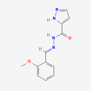 N'-(2-methoxybenzylidene)-1H-pyrazole-5-carbohydrazide