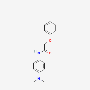 2-(4-tert-butylphenoxy)-N-[4-(dimethylamino)phenyl]acetamide