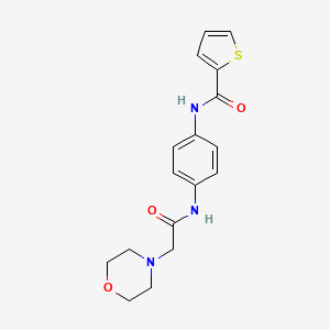 N-(4-{[2-(4-morpholinyl)acetyl]amino}phenyl)-2-thiophenecarboxamide