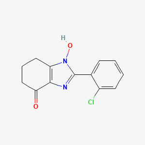 2-(2-chlorophenyl)-1-hydroxy-1,5,6,7-tetrahydro-4H-benzimidazol-4-one