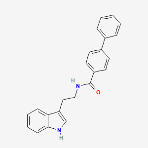 N-[2-(1H-indol-3-yl)ethyl]-4-biphenylcarboxamide