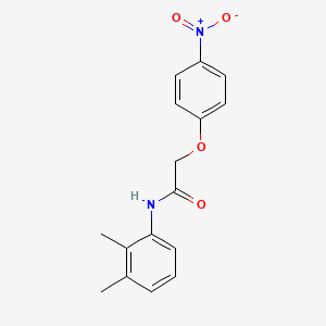molecular formula C16H16N2O4 B5808345 N-(2,3-dimethylphenyl)-2-(4-nitrophenoxy)acetamide 