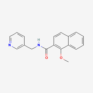 1-methoxy-N-(3-pyridinylmethyl)-2-naphthamide