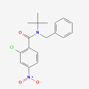 N-benzyl-N-(tert-butyl)-2-chloro-4-nitrobenzamide