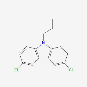 molecular formula C15H11Cl2N B5808447 9-allyl-3,6-dichloro-9H-carbazole 
