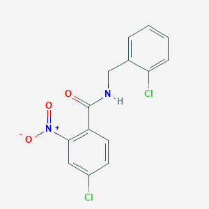 4-chloro-N-(2-chlorobenzyl)-2-nitrobenzamide