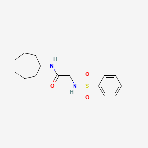 N~1~-cycloheptyl-N~2~-[(4-methylphenyl)sulfonyl]glycinamide