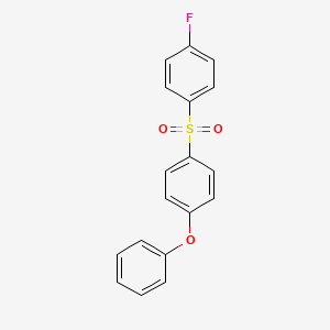 1-fluoro-4-[(4-phenoxyphenyl)sulfonyl]benzene
