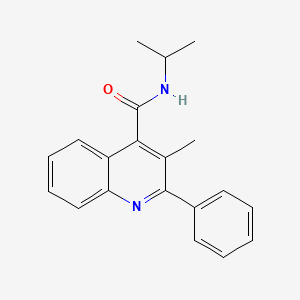N-isopropyl-3-methyl-2-phenyl-4-quinolinecarboxamide