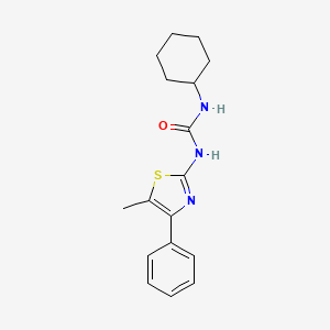 N-cyclohexyl-N'-(5-methyl-4-phenyl-1,3-thiazol-2-yl)urea