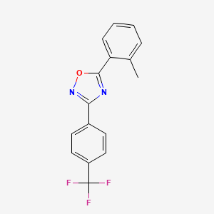 5-(2-methylphenyl)-3-[4-(trifluoromethyl)phenyl]-1,2,4-oxadiazole