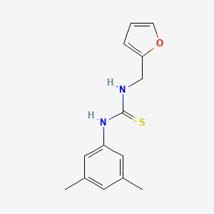 N-(3,5-dimethylphenyl)-N'-(2-furylmethyl)thiourea