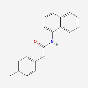 molecular formula C19H17NO B5808853 2-(4-methylphenyl)-N-1-naphthylacetamide 