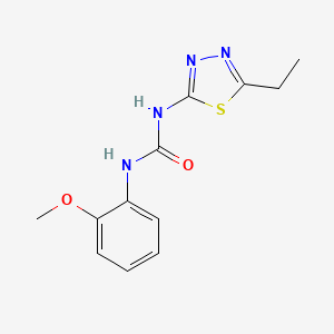 molecular formula C12H14N4O2S B5808871 N-(5-ethyl-1,3,4-thiadiazol-2-yl)-N'-(2-methoxyphenyl)urea 