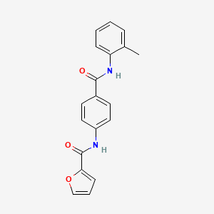 N-(4-{[(2-methylphenyl)amino]carbonyl}phenyl)-2-furamide