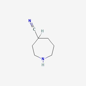 B580898 Azepane-4-carbonitrile CAS No. 1259062-50-4