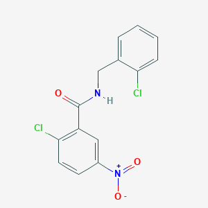 2-chloro-N-(2-chlorobenzyl)-5-nitrobenzamide