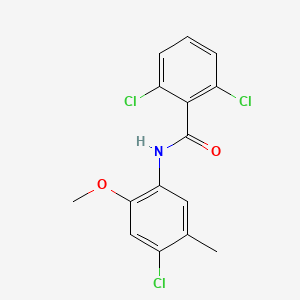 2,6-dichloro-N-(4-chloro-2-methoxy-5-methylphenyl)benzamide